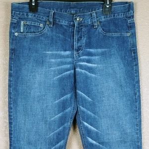 DKNY Womens Button Fly Jeans Size 11